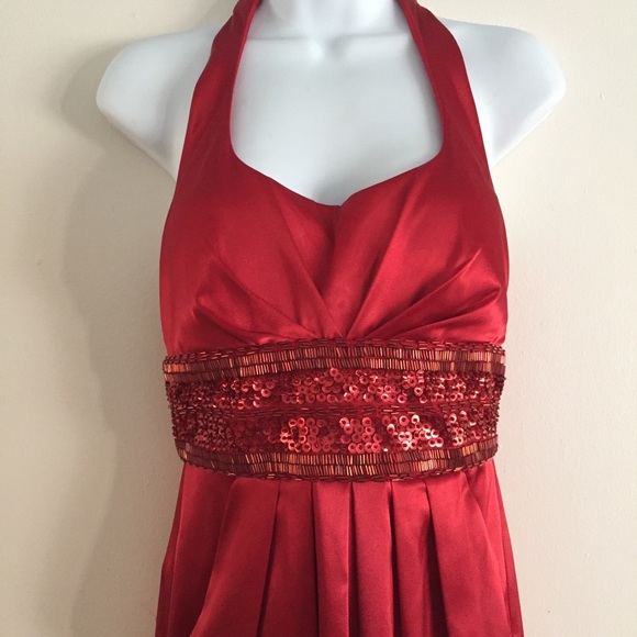 Josh & Jazz red prom dress - Picture 3 of 8